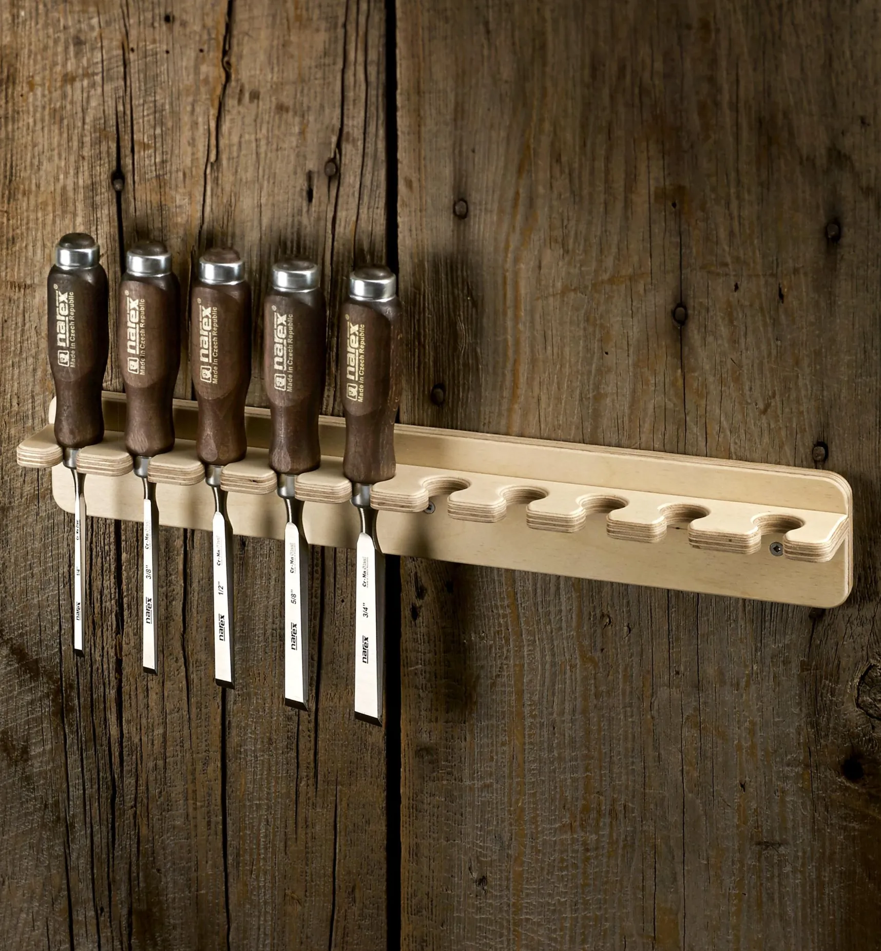New Wall Rack For Narex Bevel-Edge Chisels Workshop
