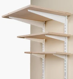 Hot Wall Standards For Heavy-Duty Powder-Coat Steel Shelving System Storage Organization