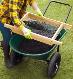 Hot Wheelbarrow With Flat-Free Tires Garden Care