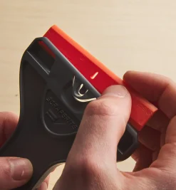 Discount Wide Orange Plastic Razor Blades Scrapers