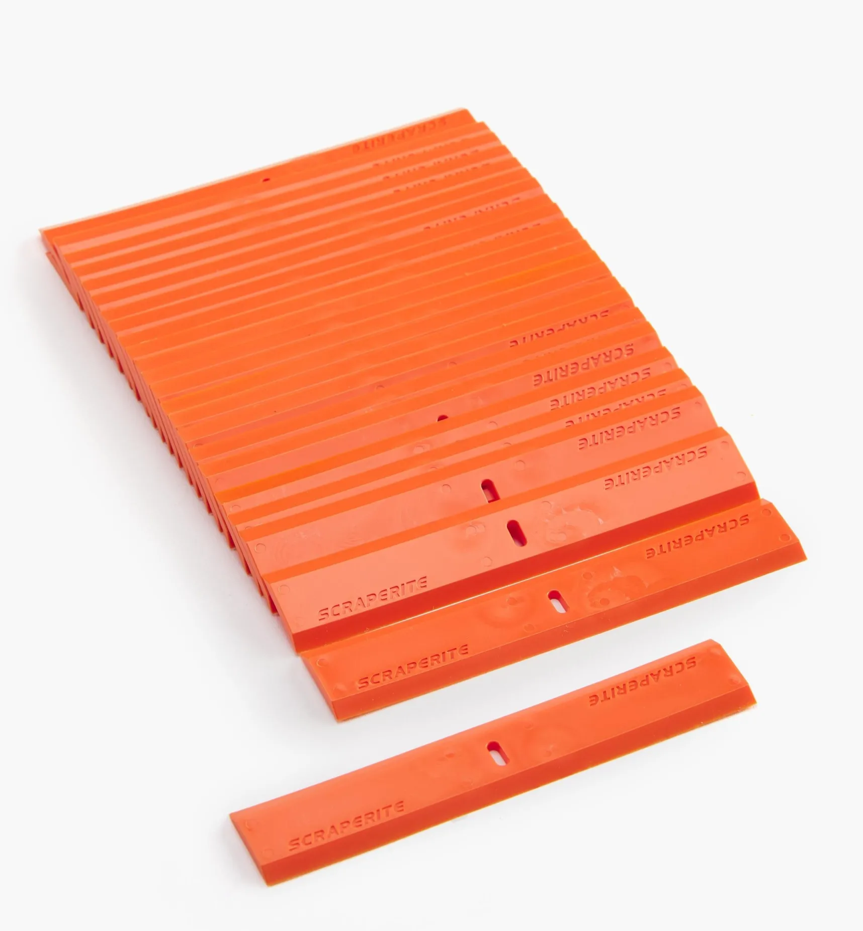 Discount Wide Orange Plastic Razor Blades Scrapers