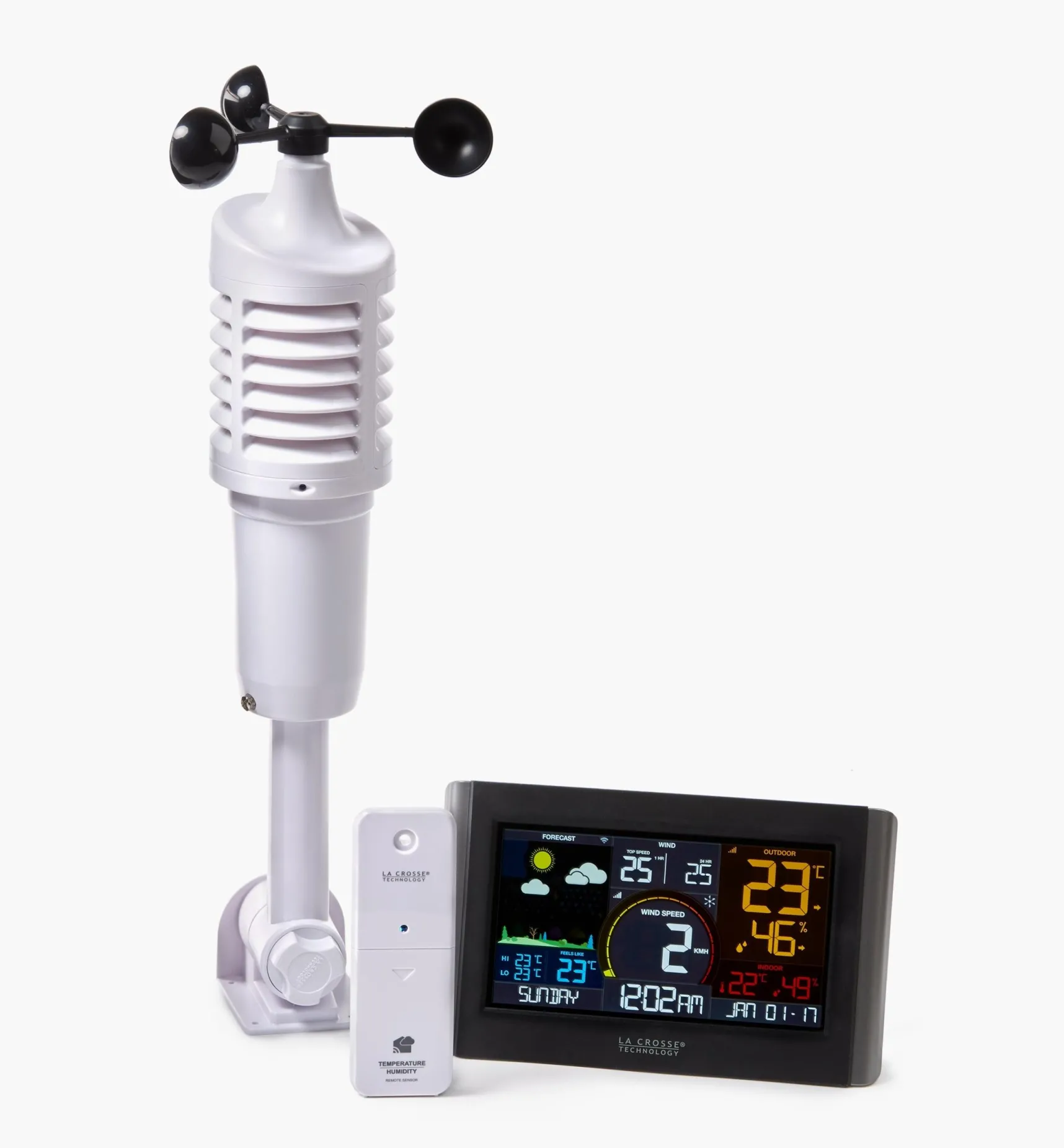 Discount Wi-Fi Weather Station With Wind Weather Measurement
