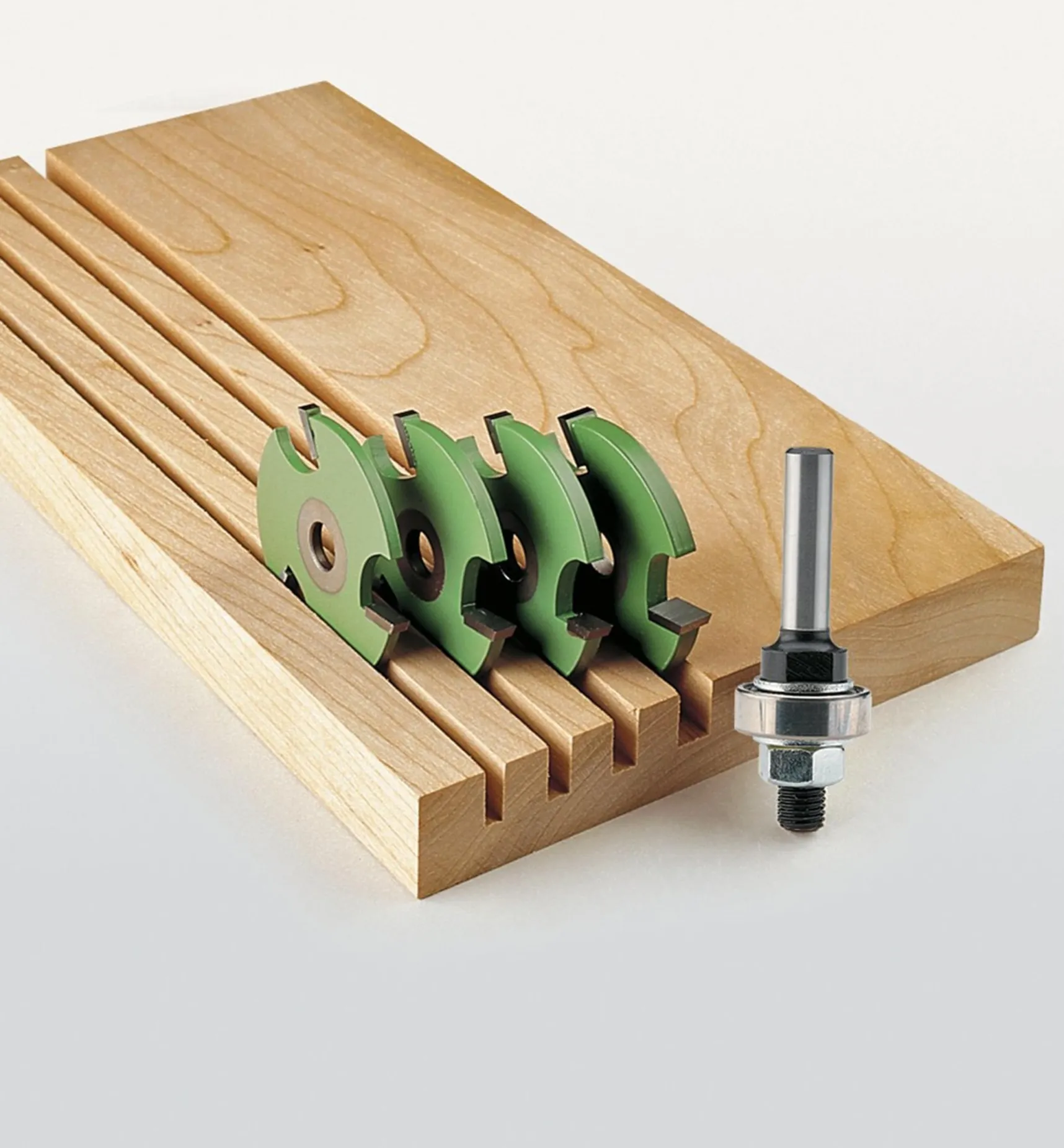 3-Wing Slotting Cutters With Shafts Routing