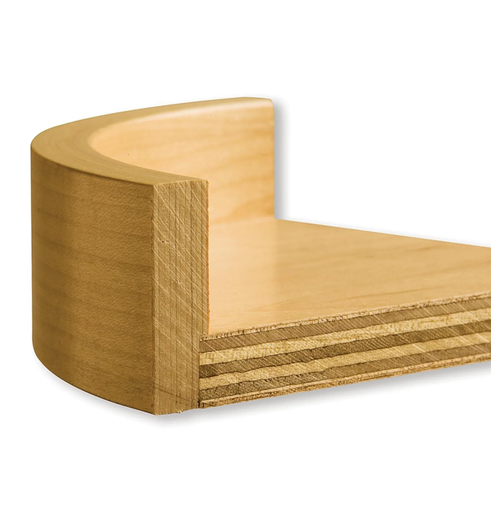 Outlet Wooden Kidney Shelf Set Kitchen Hardware