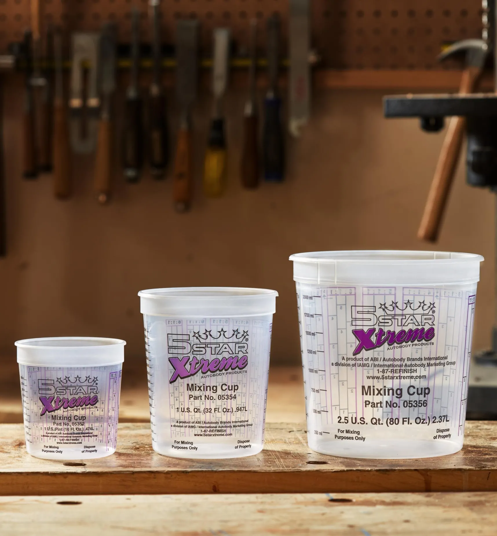 New Workshop Measuring & Mixing Cups Supplies