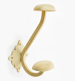 Wrought-Iron Double Garment Hook Hooks